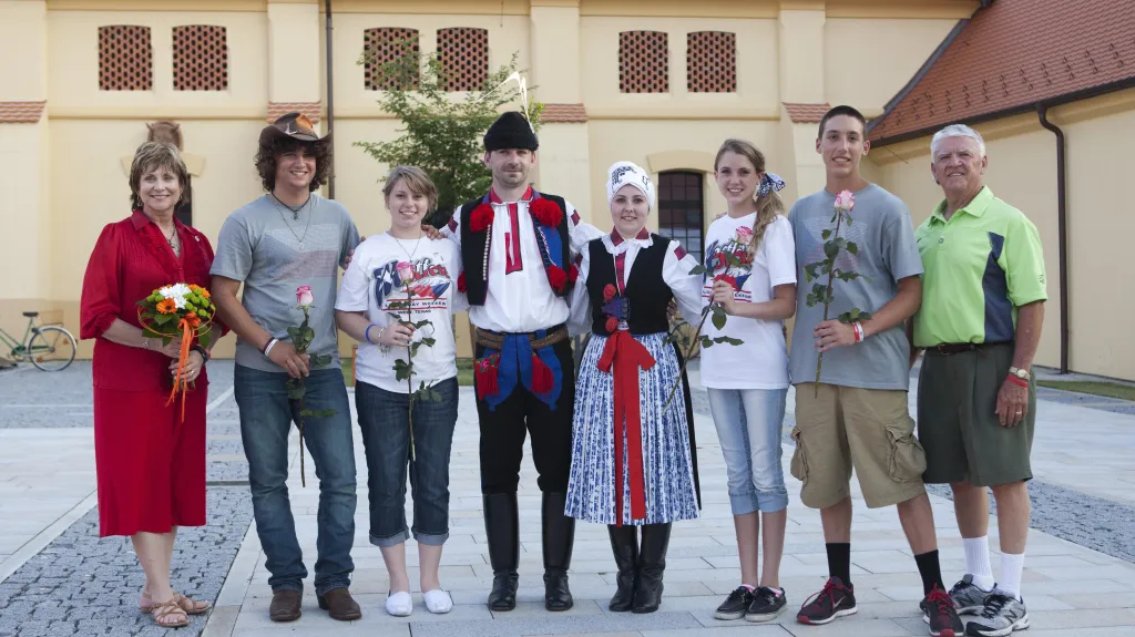 Přivítání návštěvníků z Westu v Kunovicích