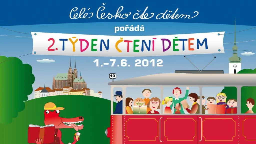 Plakát kampaně Celé Česko čte dětem