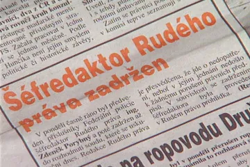 30 let zpět: Zatčení šéfredaktora Rudého práva