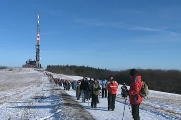 Češi a Slováci si přáli do nového roku na Velké Javořině