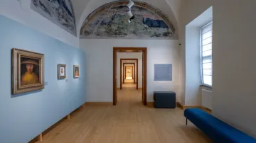 Galerie na zámku v Telči po obnově