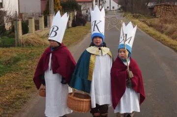 Tříkrálová koleda v Příbrazi na Jindřichohradecku
