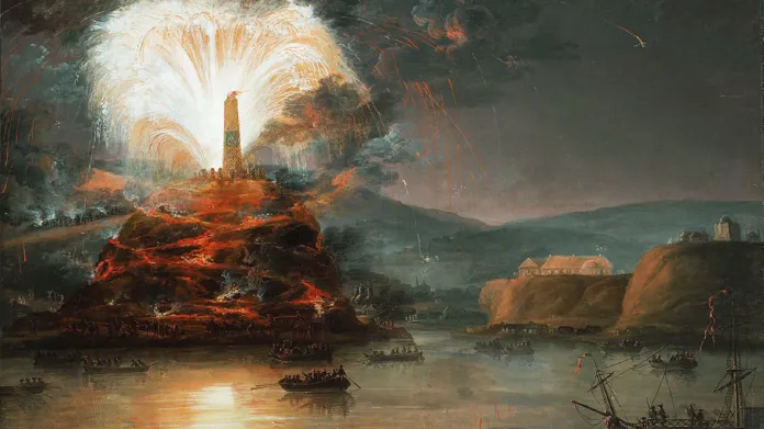 Ohňostroje pro Kateřinu II. Velikou během její cesty na Krym v roce 1787