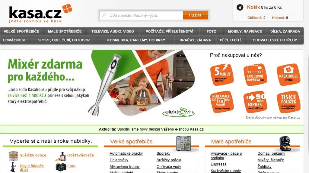 Internetový obchod Kasa.cz