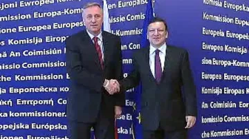 Mirek Topolánek a José Barroso
