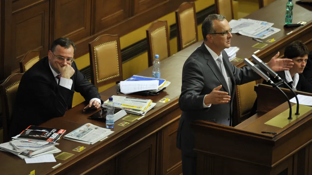 Petr Nečas a Miroslav Kalousek