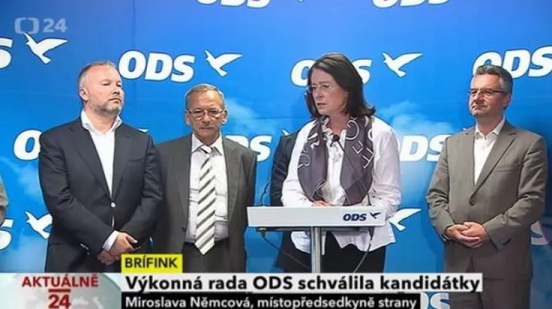 Brífink po výkonné radě ODS