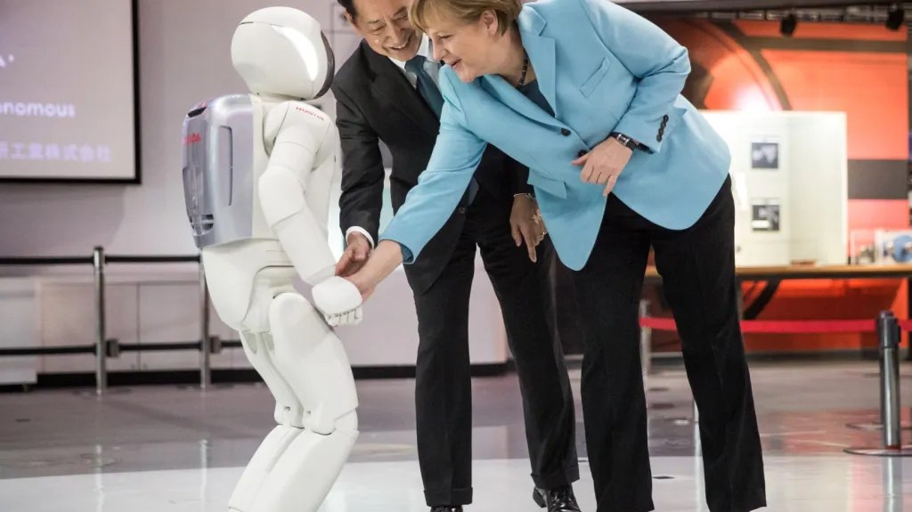 Angela Merkelová v Japonsku