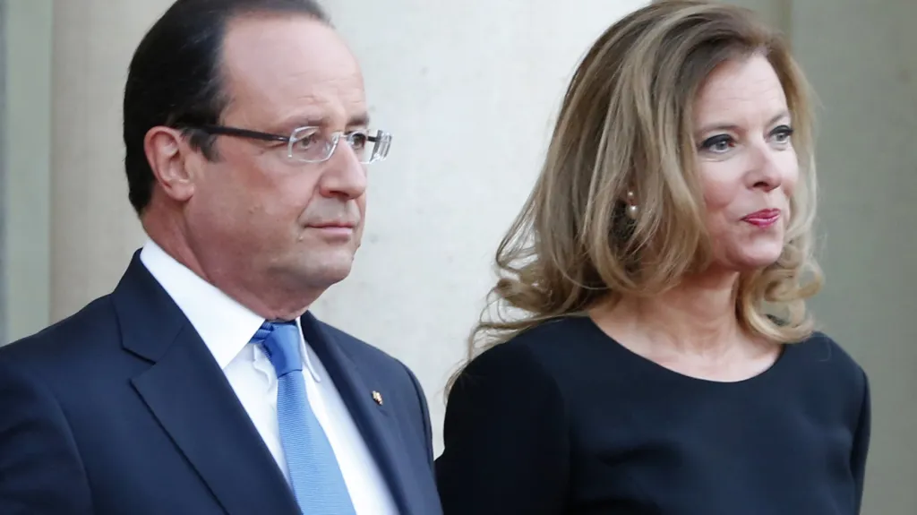 Francois Hollande a Valérie Trierweilerová