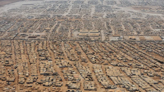 Uprchlický tábor Zatárí v Jordánsku