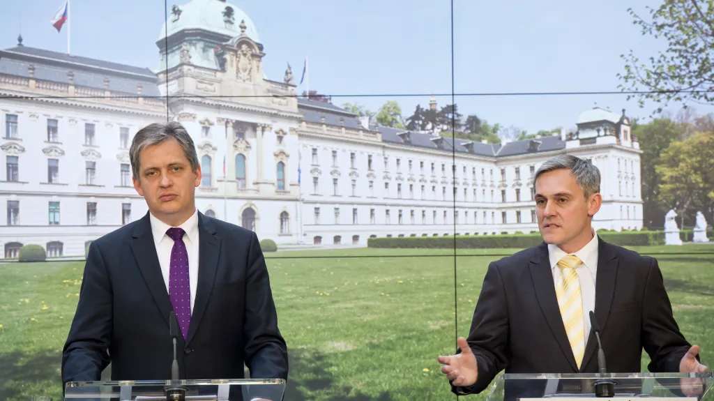 Jiří Dienstbier a Radek Jiránek