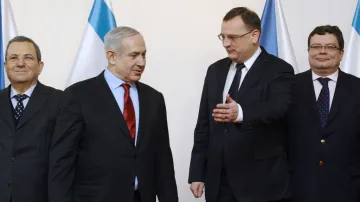 Benjamin Netanjahu v Praze