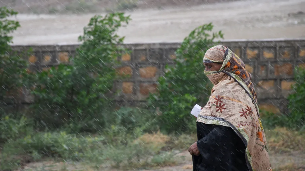 Déšť v Pákistánu – Ilustrační foto