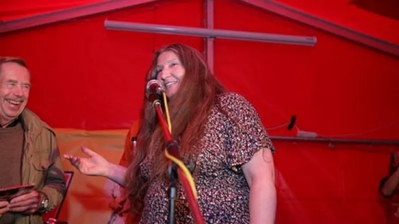 Dáša Vokatá a Václav Havel