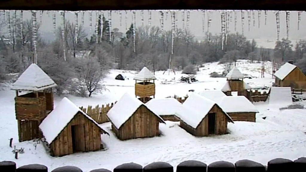 Středověká vesnice Fantasy