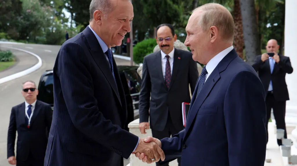 Erdogan a Putin v Soči