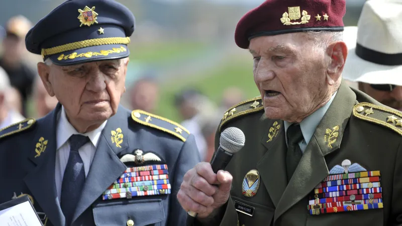 Veterání Emil Boček (vlevo) a Jaroslav Klemeš