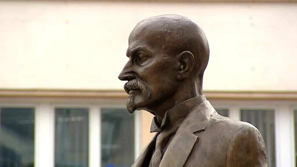 Socha T. G. Masaryka v Karlových Varech
