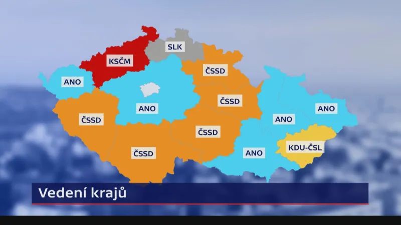 Vedení krajů před volbami v roce 2020