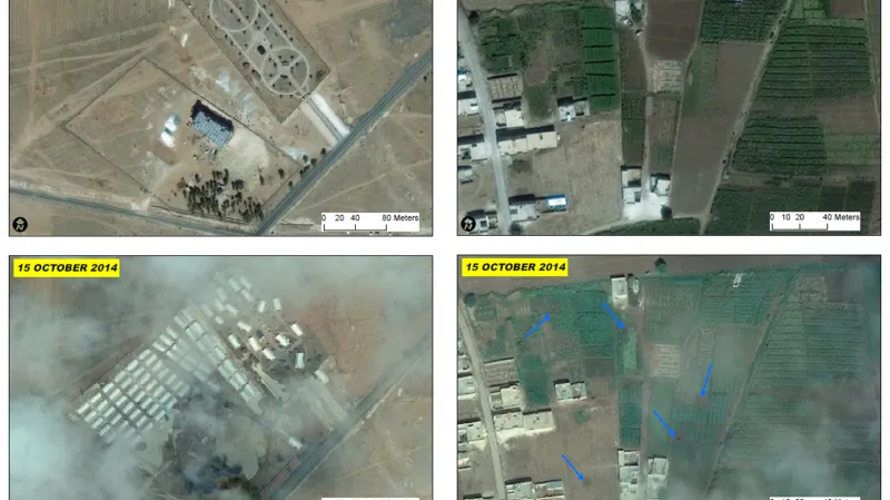 Kobani před boji a po nich