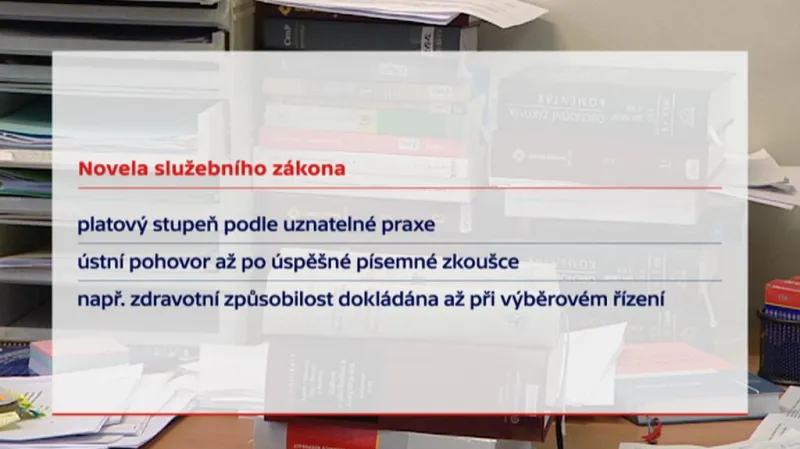 Chystané změny ve služebním zákoně