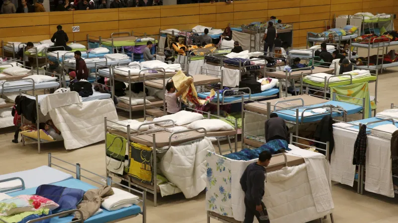Ubytovna pro migranty v Německu