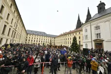 Shromáždění za demokratického prezidenta se sešlo na Pražském hradě