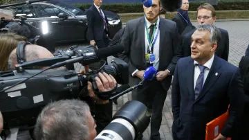 Viktor Orbán na summitu v Bruselu