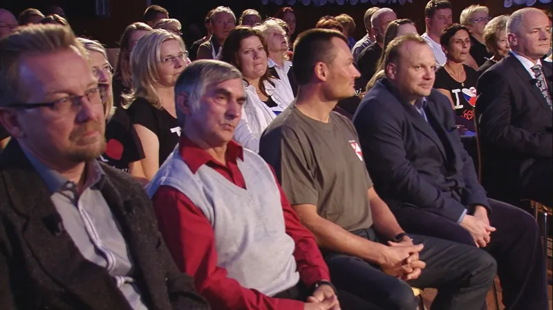 V obecenstvu zasedli místní občané