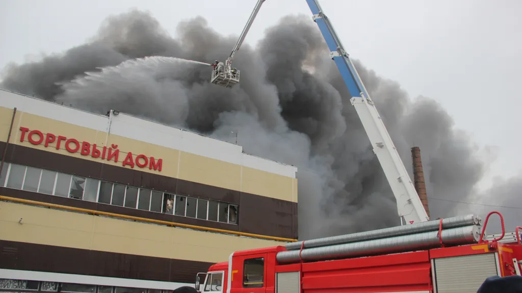 Požár v Kazani