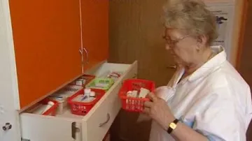 Markéta Bekárková při práci