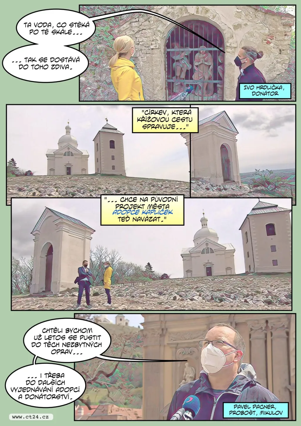 Kapličky na svatém kopečku chátrají