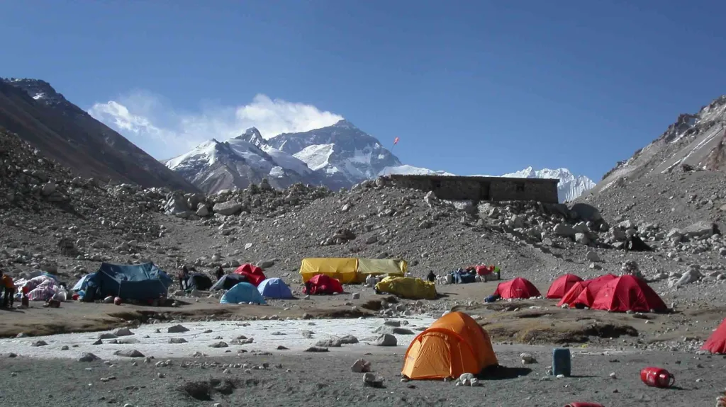 Tábor na Everestu
