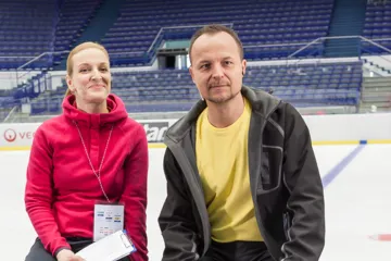 Dobré ráno z ostravské hokejové haly