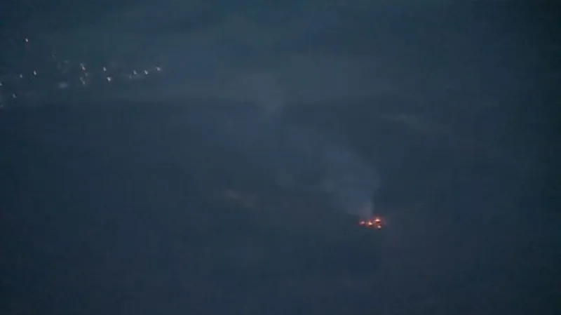 Jedinečné letecké záběry z místa, kde znovu explodovala munice