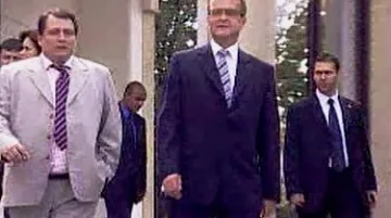 Miroslav Kalousek s Jiřím Paroubkem