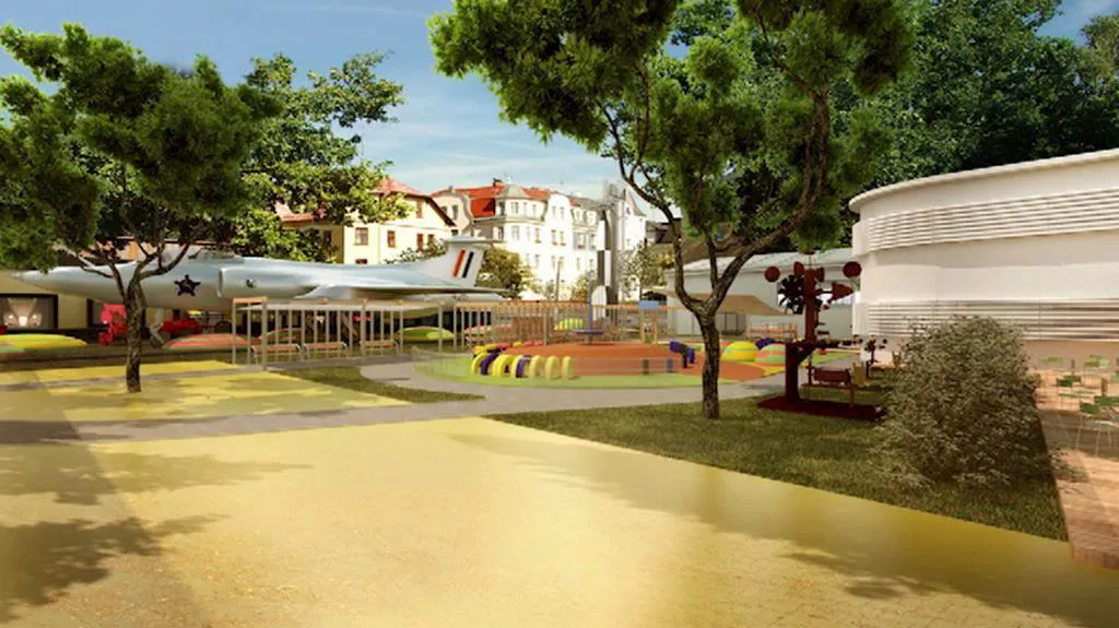 Model plánovaného technoparku