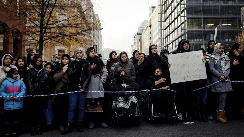 Muslimové ve Washingtonu protestují proti Islámskému státu