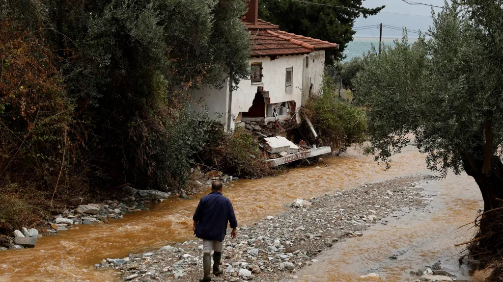 Důsledky povodní v Řecku