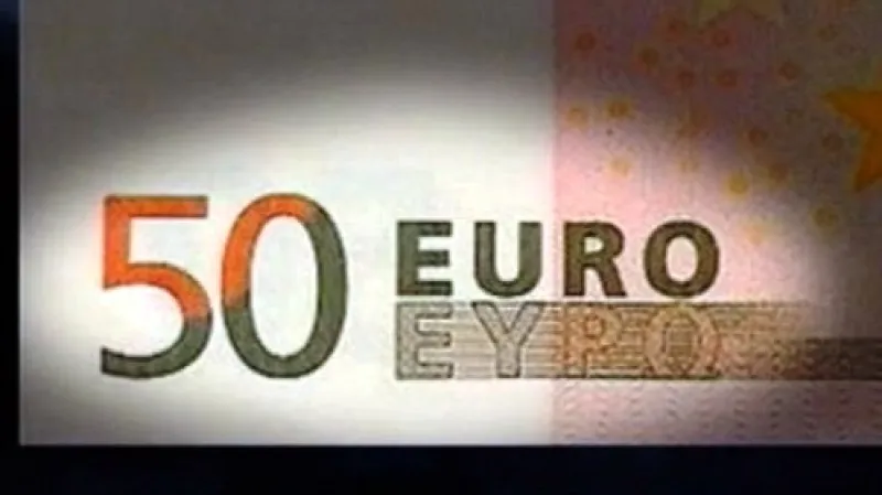 Padělané eurobankovky