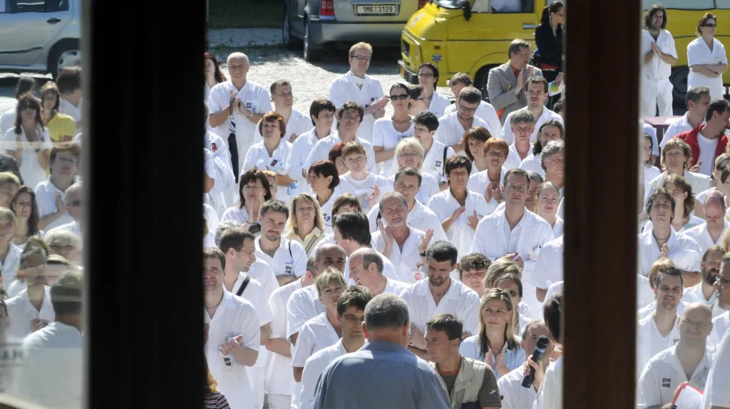 Protesty lékařů a zdravotníků