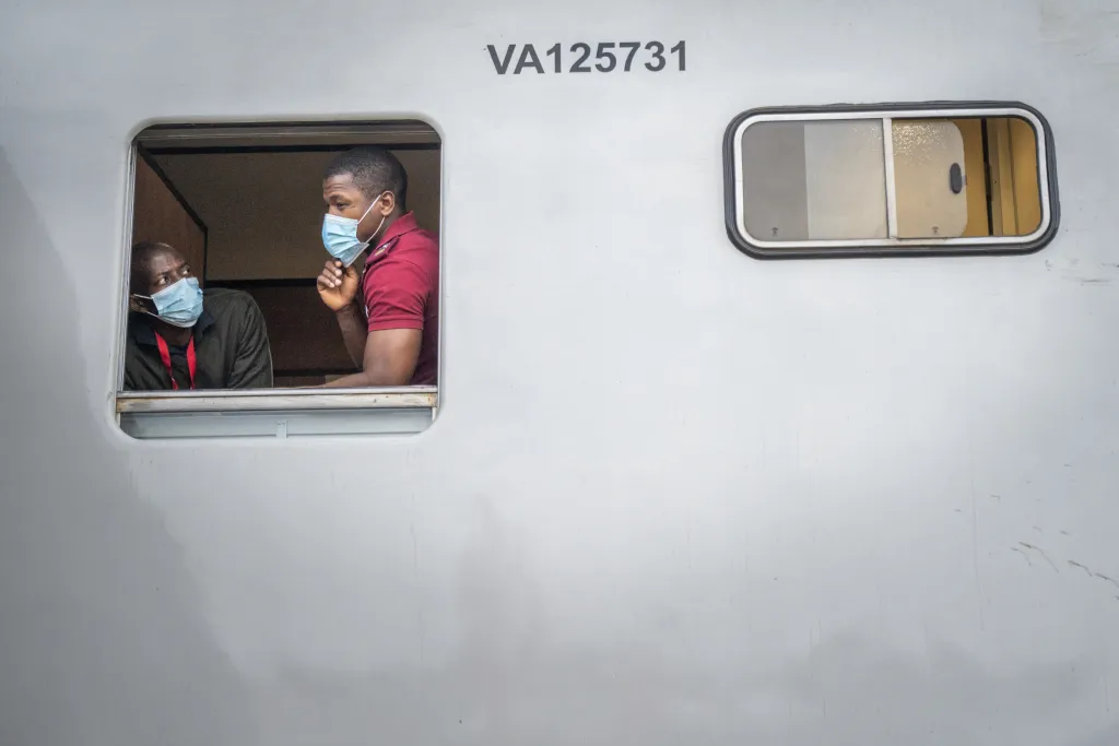 Jihoafrickou republikou projíždí očkovací vlak