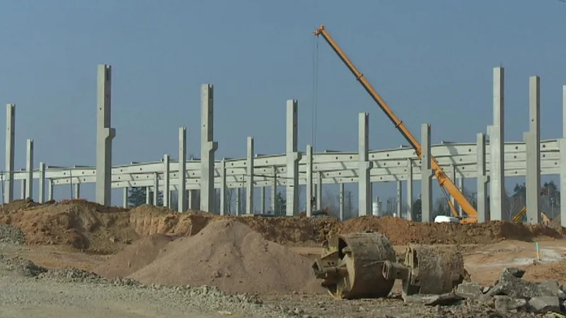 Stavba v Přešticích