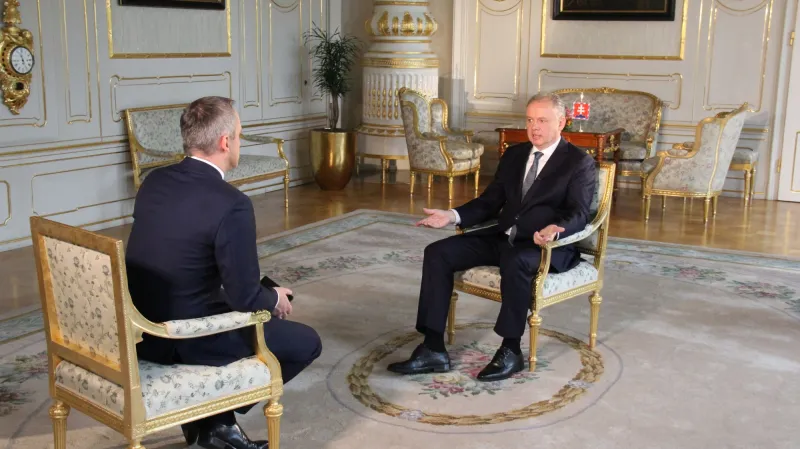 Rozhovor Michala Kubala se slovenským prezidentem Andrejem Kiskou