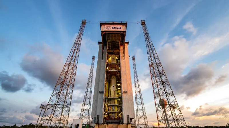 Příprava rakety Vega na start