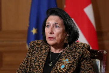 Nemáme moc, ale máme odpor, říká gruzínská exprezidentka Zurabišviliová