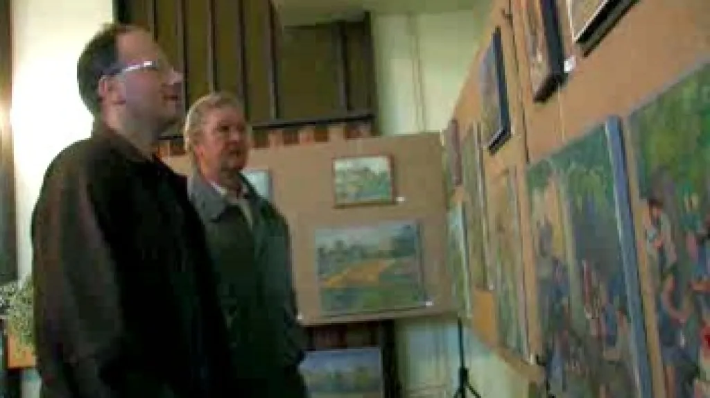 Vernisáž výstavy obrazů