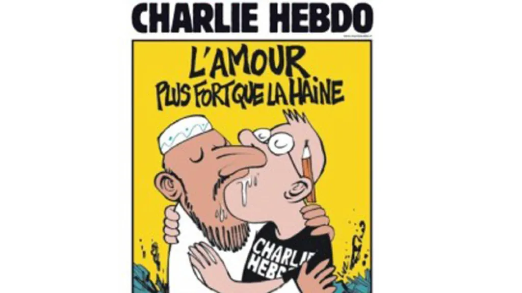 Nový obal časopisu Charlie Hebdo