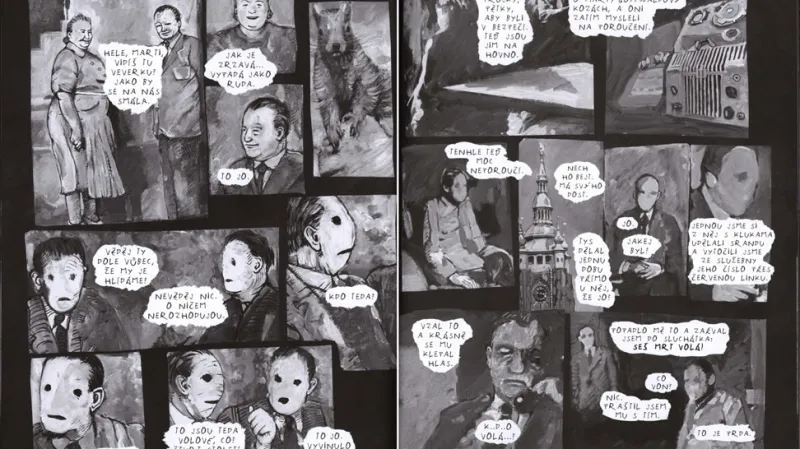 Komiks Jak Gottwald zavraždil Slánského