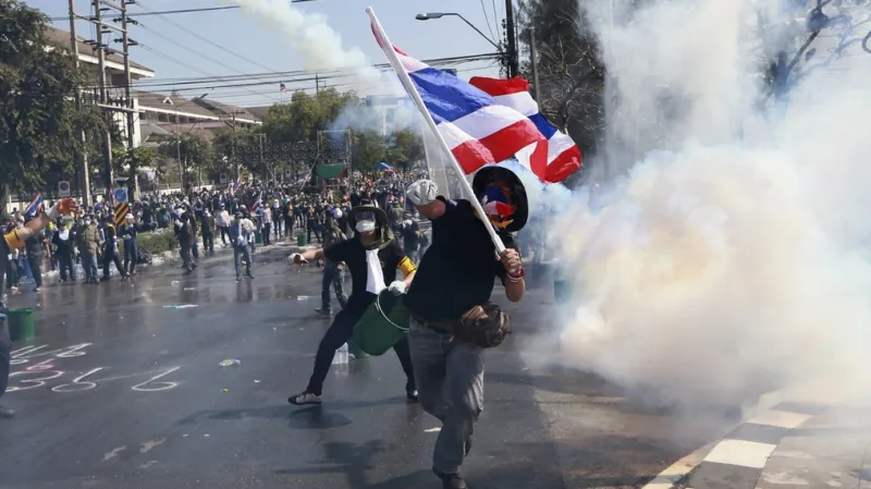 Protesty v Bangkoku